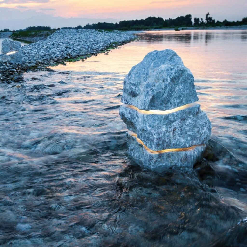 roches lumineuses et sonores Genève